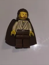 Lego Qui-Gon Jinn Minifigure Yellow Head Star Wars Episode 1 sw0027