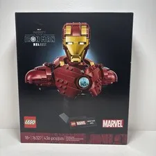 Lego Marvel Iron Man MK4 Bust Set 76327 436 pieces New In Box Sealed