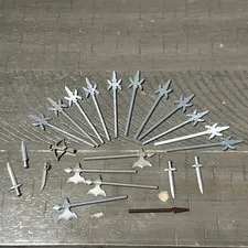 Lego Castle Weapon Lot Of 20. Axes, Swords, Bows.