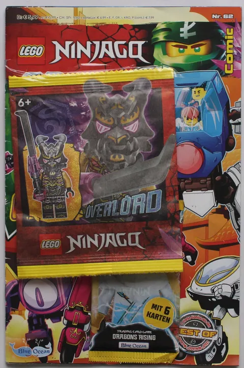 Lego Ninjago Comic No. 62 with Minifigure Overlord (New)