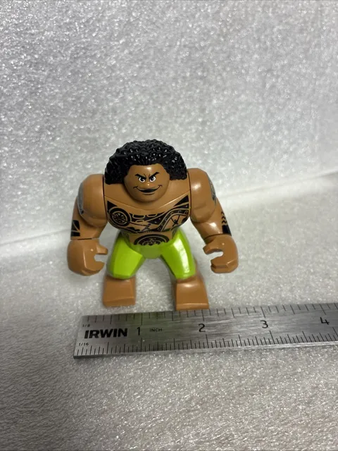 Lego Maui Large Minifigure Minifig Disney Hawaii  2.5” Moana Ocean