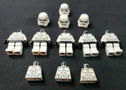LEGO Star Wars Clone Wars Clone Trooper Minifigure sw0201 Lot No Heads See Pic A