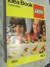 LEGO Idea Book No. 2 Building Instructions Booklet - Vintage 1977 Manual Book