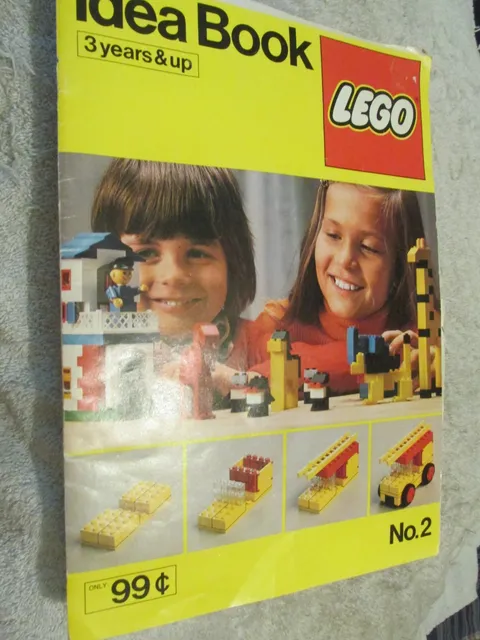 LEGO Idea Book No. 2 Building Instructions Booklet - Vintage 1977 Manual Book