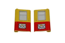 Lego® 12V TRAIN Railway 7819 Doors Set Left Right Deutsche Bahn
