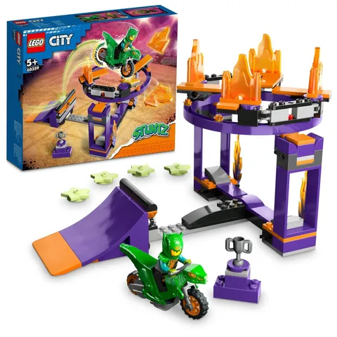 LEGO City Stunt Challenge Dunk 60359 Toy Building Blocks Gift Vehicles for Boy