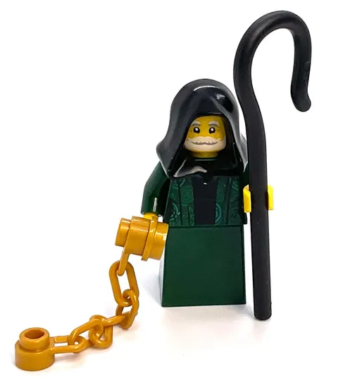 Lego Castle Cleric Minifigure - Crusades  = Medieval Priest Fantasy Guild WoW