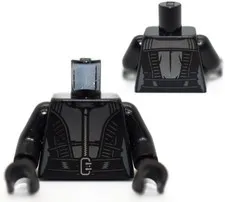 LEGO Minifigure Torso Black Female Catsuit Selina Kyle Batman 76183 6359276