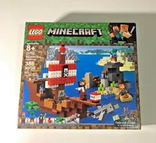 LEGO Minecraft Set #21152 ~ The Pirate Ship Adventure ~ New Sealed RETIRED 346pc