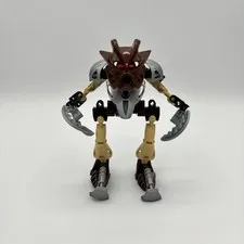 LEGO BIONICLE: Toa Pohatu Nuva (8568) - Complete No Box or Instructions