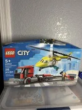LEGO CITY: Rescue Helicopter Transport (60343) New In Box! Box Damage