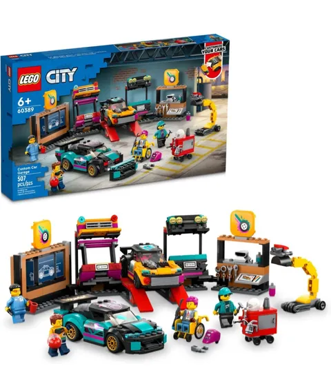 LEGO City Custom Car Garage 60389 New In Factory-sealed Box