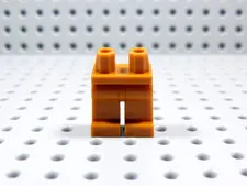 LEGO Dark Orange Blank Plain Legs Pants Minifig BT