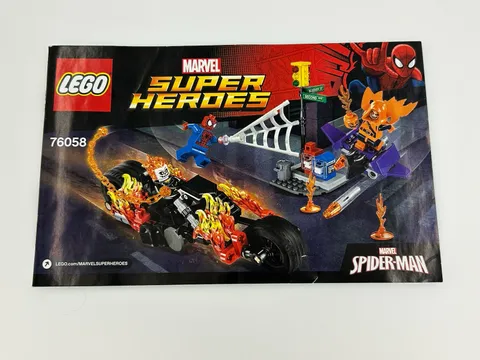 Lego Instructional Manual Only Super Heroes 76058