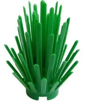 Lego Islanders PLANT PRICKLY BUSH Green 2 x 2 x 4 Part 6064 D853