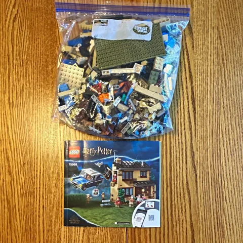 LEGO Harry Potter 75968 4 Privet Drive FULLY COMPLETE SET with manual