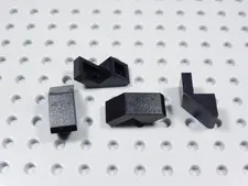 LEGO Lot of 4 Black 2x1 Slopes w/ Cutout BF