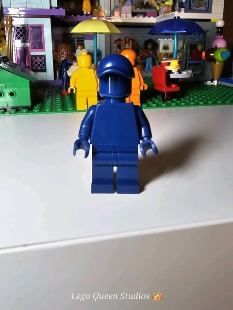 Lego Dark Blue Monochrome Minifigure