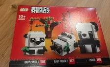 LEGO BrickHeadz 40466 Panda Bears Set New & Boxed Collectible