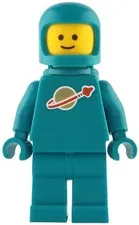 LEGO Classic Space / Astronaut Minifigure (idea227)Dark Turquoise from set 21358
