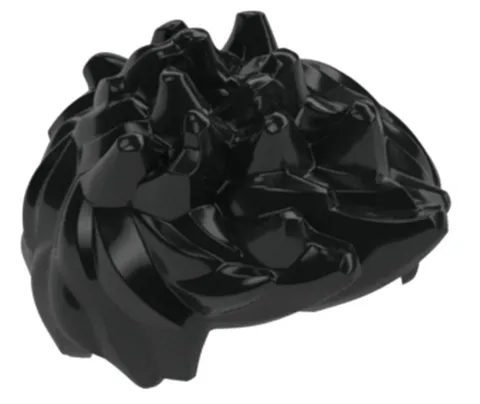 Lego New Avengers TONY STARK MINIFIG HAIR Black Spiked Wig Part 98385 D17