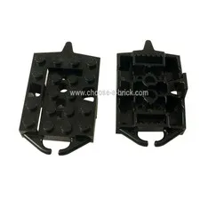 LEGO 5x Black Roller Coaster Car Base 4x5 Vehicle Chassis