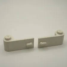 LEGO Pair of WHITE 1x3x1 Car Vehicle Doors Left & Right 3811 & 3822