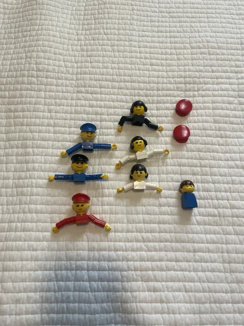 LEGO Homemaker Maxifigure Parts Lot Vintage 1974-1982 Heads Arms Hair