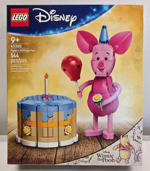 LEGO 43305 Disney Winnie The Pooh Piglet's Birthday Fun 544pcs NEW