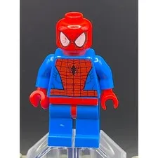 LEGO Marvel Super Heroes Spider-Man Minifigure Red Blue Suit Sh0115