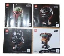 Lego Star Wars HELMET  Manual Lot 4 Manuals ONLY 75343,75304,75277 Princess Leia