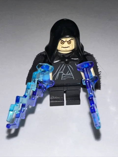 LEGO Emperor Palpatine Minifigure Yellow Head Star Wars 7200 7166 3340 sw0041