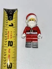Lego New Christmas Santa Claus Minifigure Xmas Fig with Boots Holiday Gift