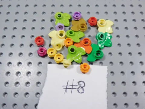 LEGO Lot of 20 Plant Flowers Leaves Minifig Lot #8 BJ
