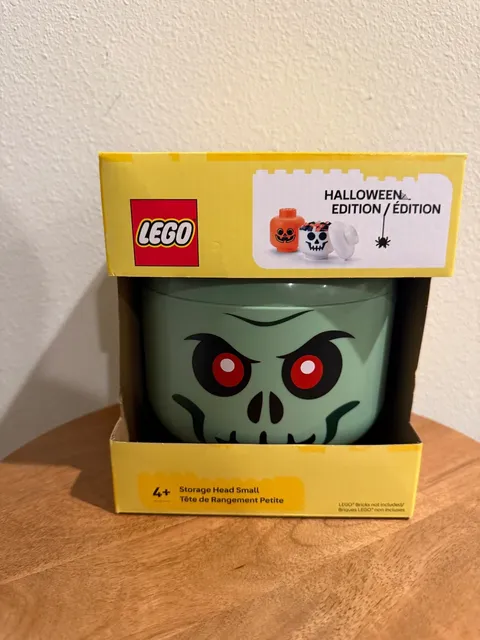 LEGO Zombie Storage Head Halloween Small New In Box