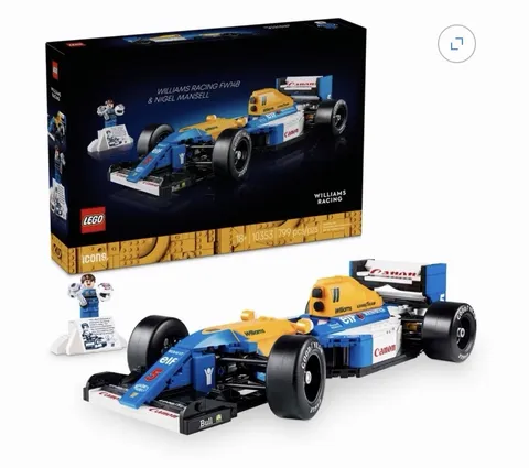 LEGO 10353 Icons Williams Racing FW14B & Nigel Mansell Model Car Set 