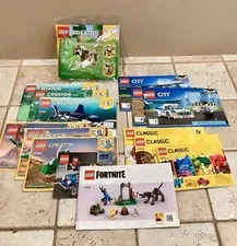 LEGO 13 Piece Lot of Misc. Instruction Manuals & 1 Sealed Creator Poly #30666