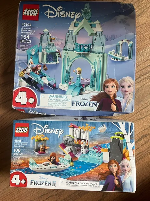 LEGO Disney Anna and Elsa's Frozen Wonderland (43194) Damaged See Pics & 41165