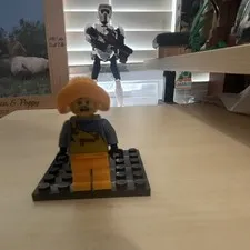 LEGO fisherman wrong hat good con