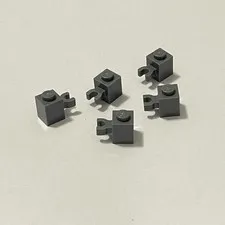 Lego 30241 Dark Gray Replacement Add-on Pieces Parts Lot of 5