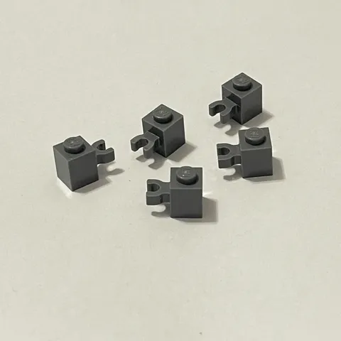 Lego 30241 Dark Gray Replacement Add-on Pieces Parts Lot of 5