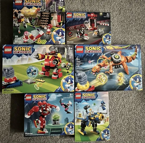 Lego Sonic Lot Of 6 Sets New Sealed