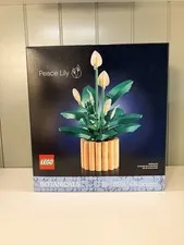 LEGO Botanicals Peace Lily Flower Building Set, 474 Pieces, Multicolor,  NEW