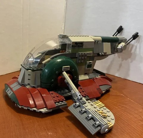 LEGO Slave I (8097) w/ Minifigures Star Wars 2010 Boba Fett Starship READ