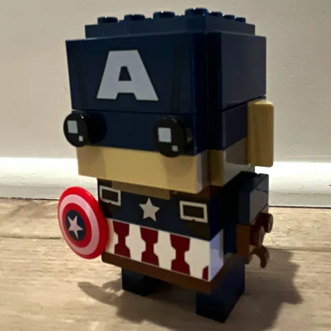 LEGO Marvel BrickHeadz Captain America Minifigure 41589 79pcs Age 10+