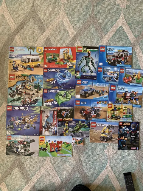 LEGO Manuals Instructions Mixed Lot No Bricks Ninjago Creator City