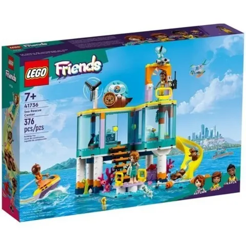 LEGO Friends 41736 Sea Rescue Center 376 Pieces Building Set