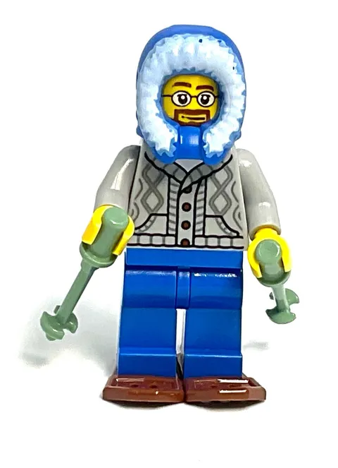Lego Winter Village Dad Minifigure - Snowshoe Adventure - Christmas & Advent