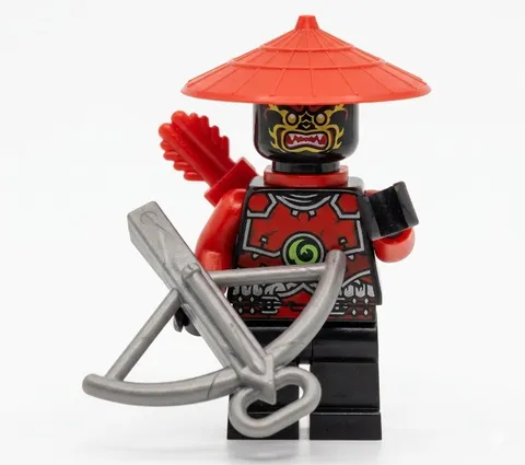LEGO Ninjago Minifigure Stone Army Scout Yellow Face njo072 njo0072 Crossbow