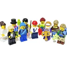 Lego Minifigure Lot 10 Genuine CITY CMF STUNTZ Ballerina Ranger Animal Figures